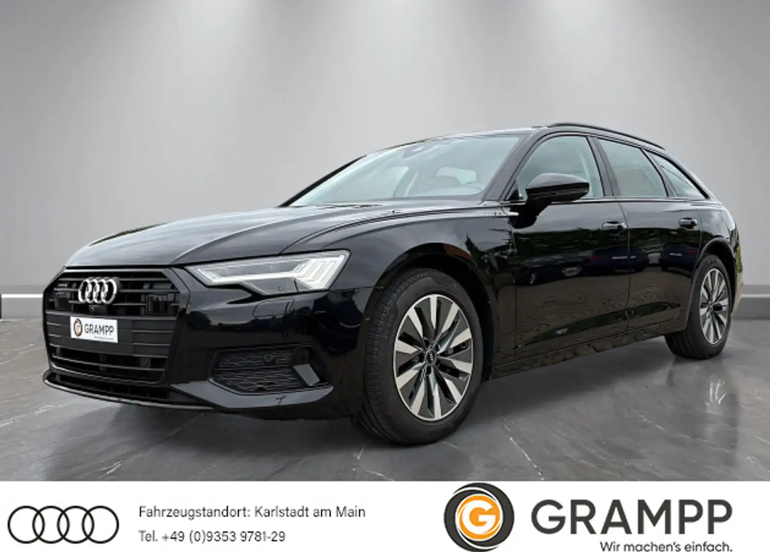 Audi A6 Sport 50 TDI quattro tiptronic +AHK+360 Schwarz - 1