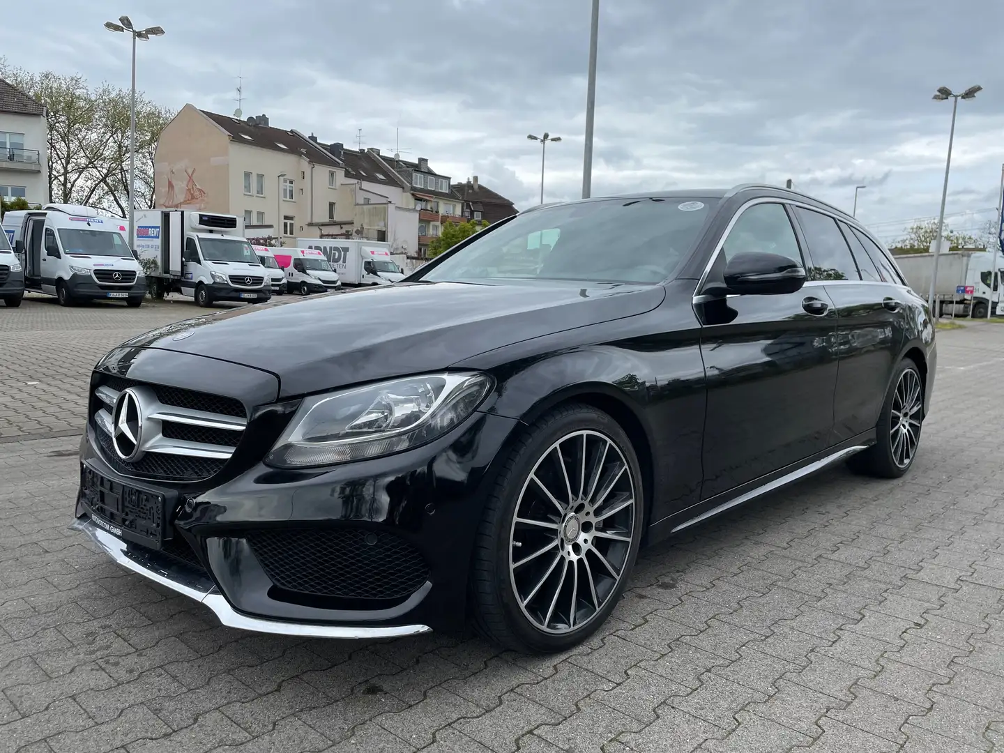 Mercedes-Benz C 200 T AMG Line 19 ZOLL Fekete - 2