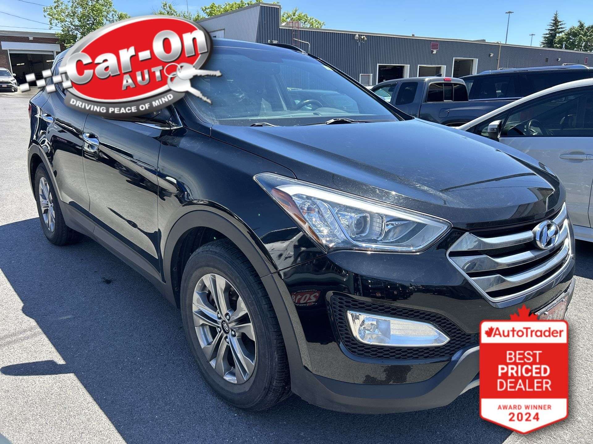 Black 2016 Hyundai Santa Fe Sport 2.4L Luxury AWD SUV / Crossover Automatic