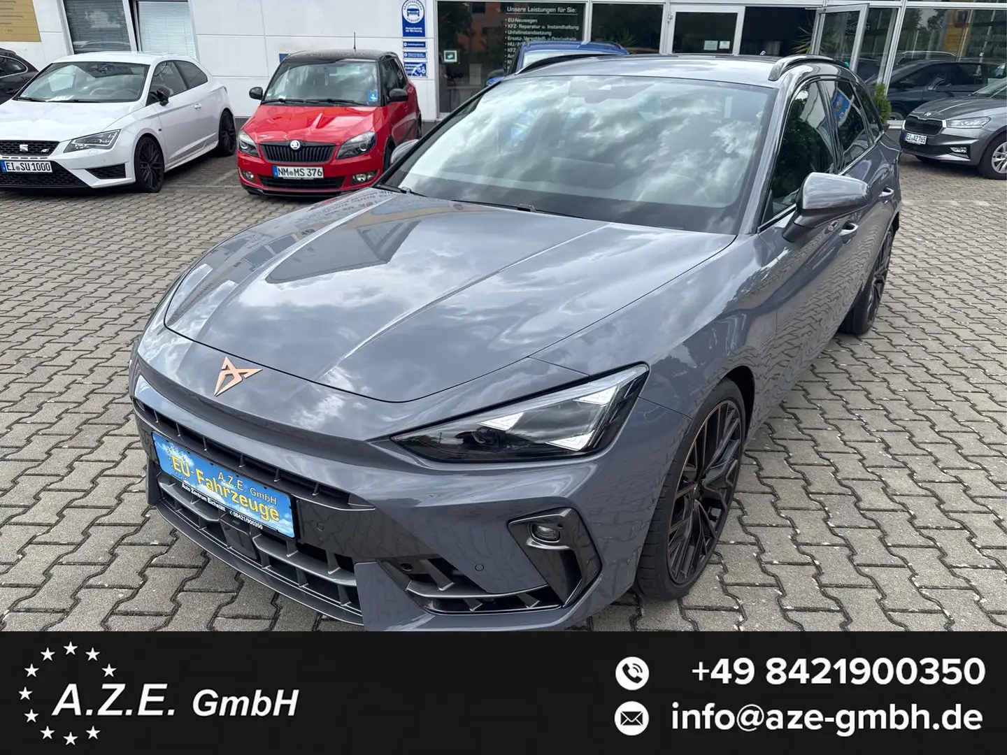 CUPRA Leon VZ 2.0 TSI DSG 4x4 *NAVI*LED*EL.KLAPPE*AHK*SOUN... Сірий - 1