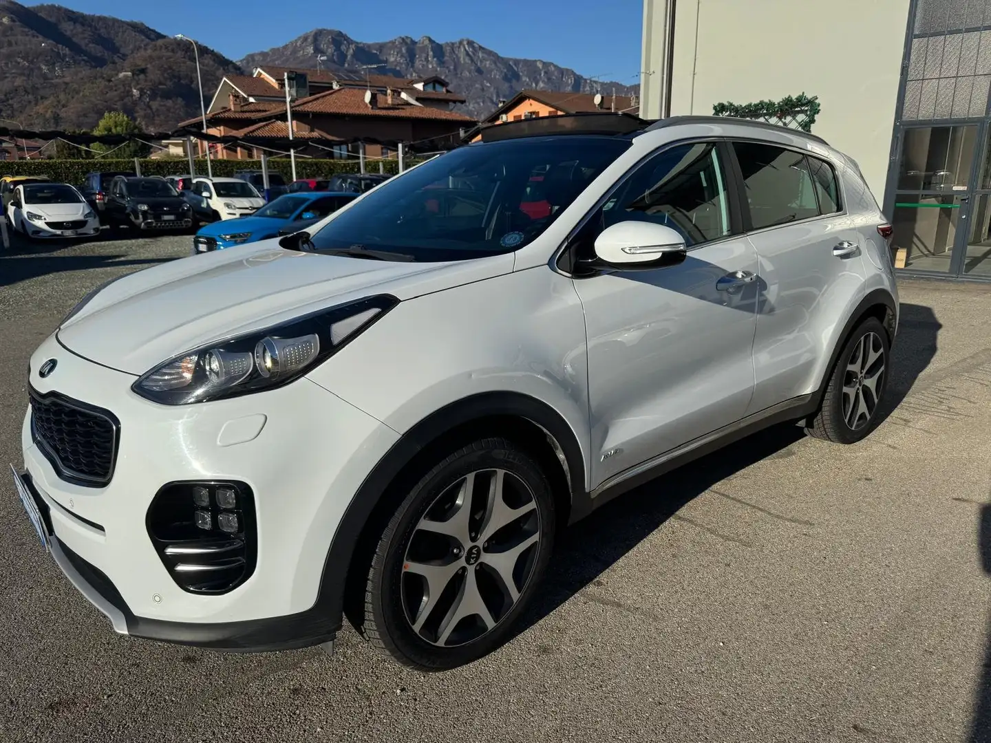 Kia Sportage 2.0 136cv GT LINE 4X4 TETTO GANCIO TRAINO Weiß - 1