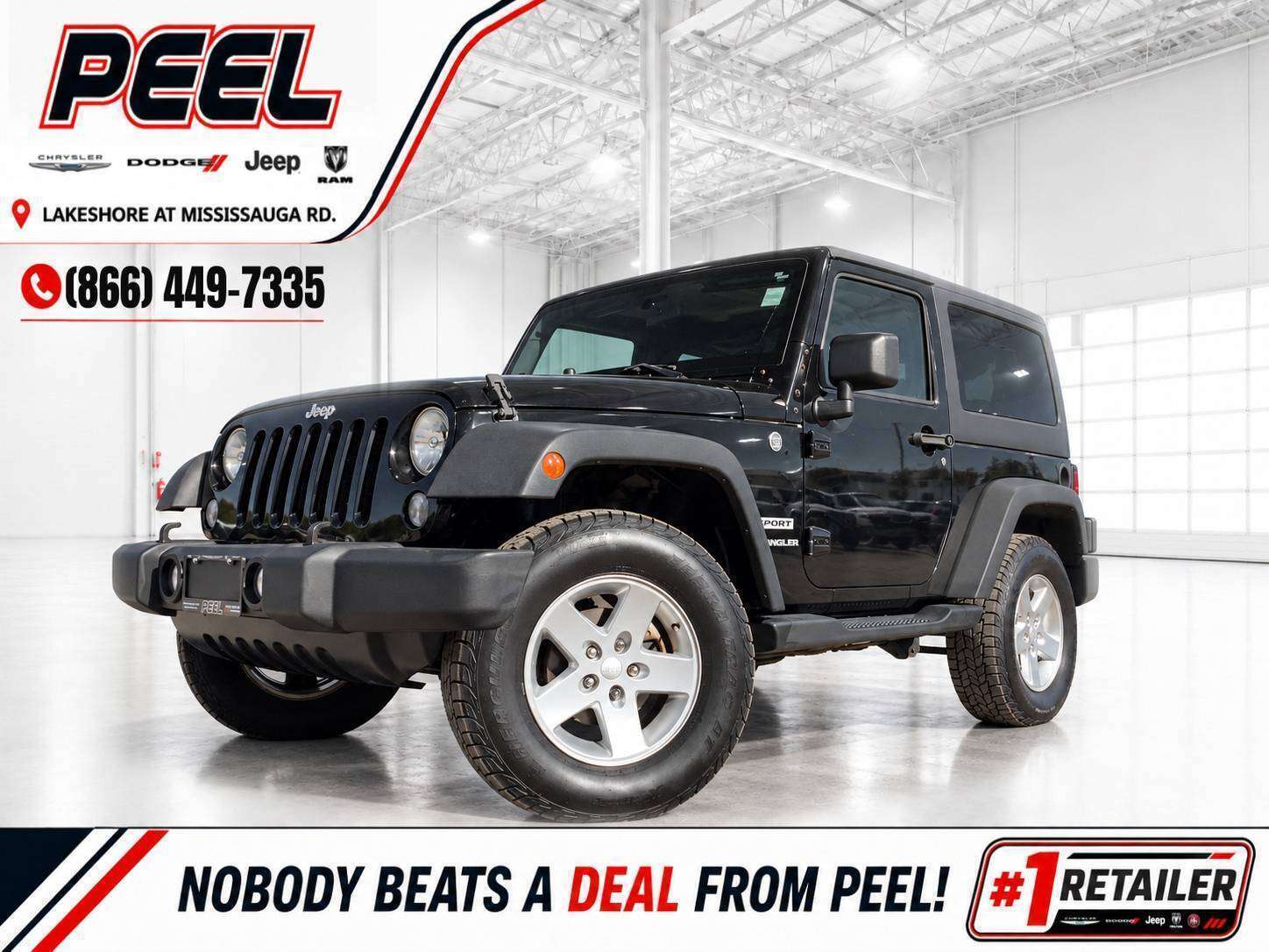 Black 2014 Jeep Wrangler SUV / Crossover Four-Wheel Drive 6-Speed Manual