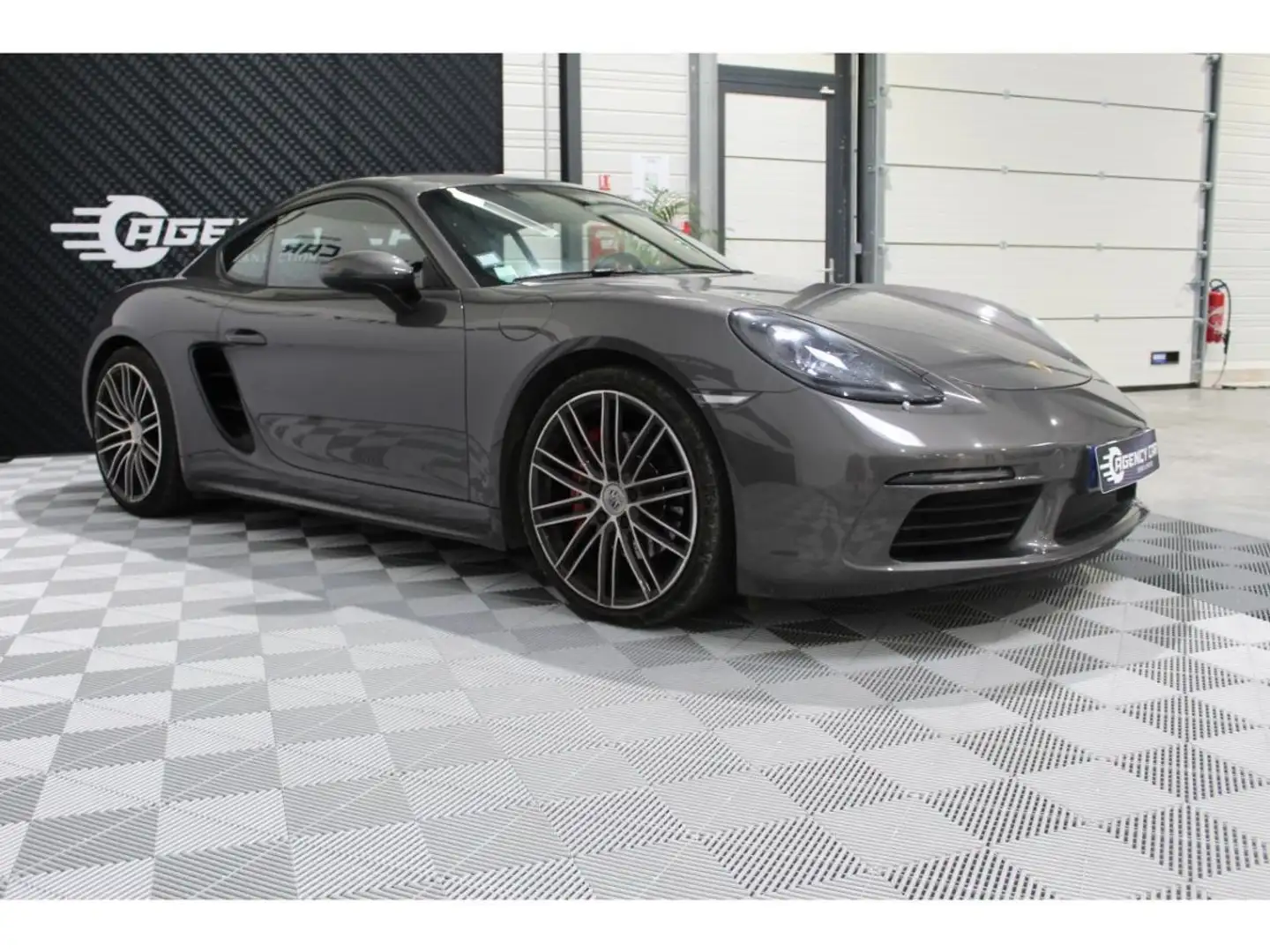 Porsche 718 Cayman 2.5i - 350 TYPE 982 COUPE S - BOITE MANUELLE - SUIVI Gris - 2