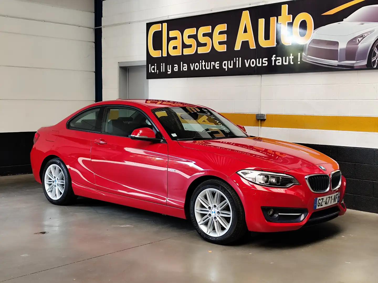 BMW 218 Coupe 136 ch Sport Garantie 12 mois Rouge - 1