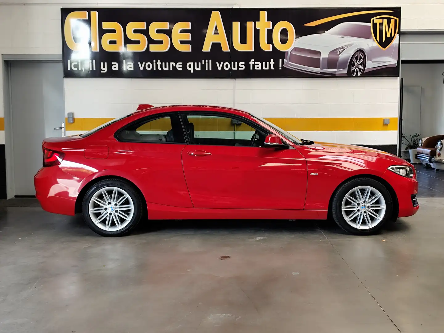 BMW 218 Coupe 136 ch Sport Garantie 12 mois Rouge - 2