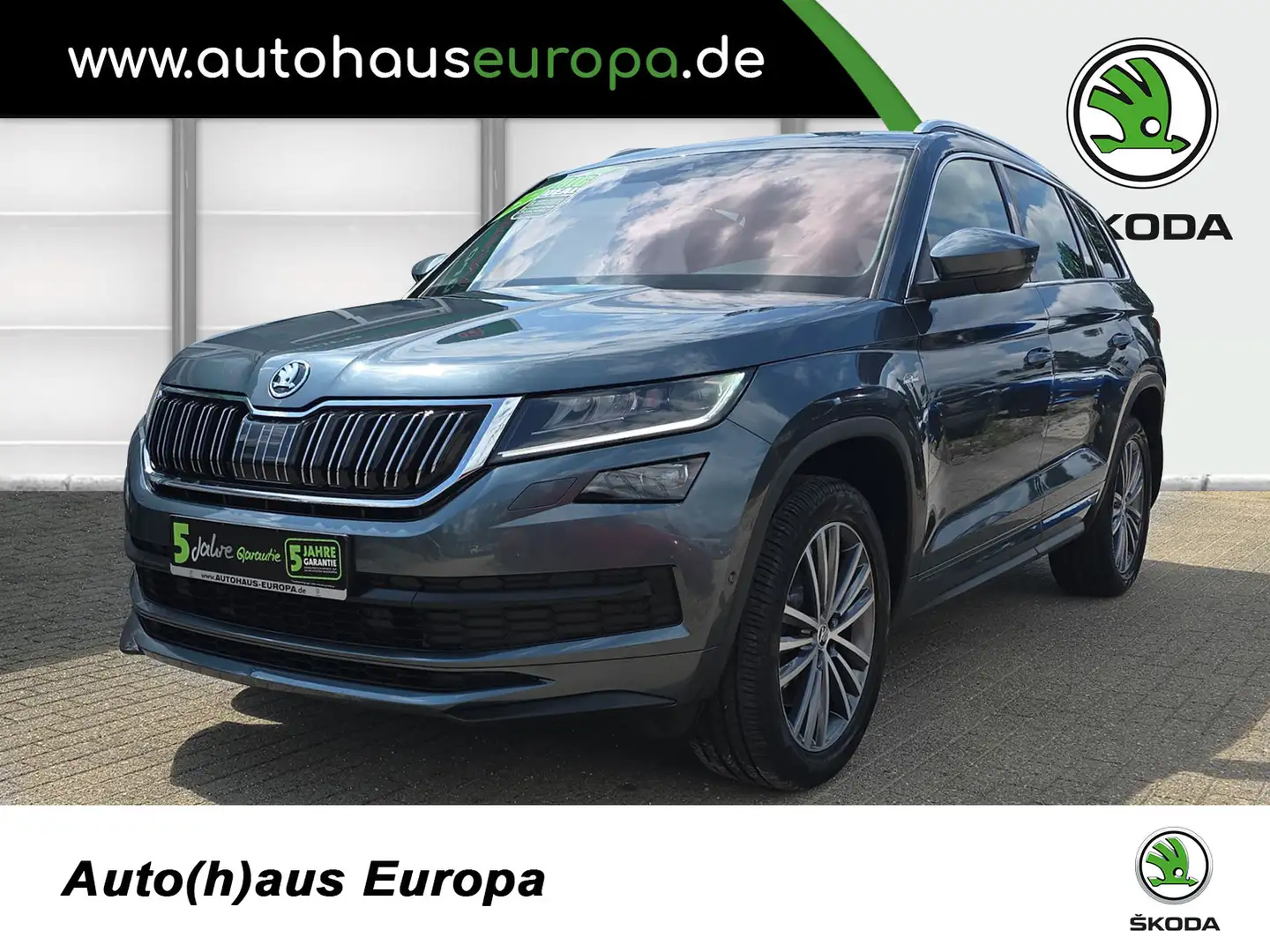 Skoda Kodiaq 2.0 TDI DSG L&K ACC Navi Kam360 Pano AHK eSitze 4x Gris - 1