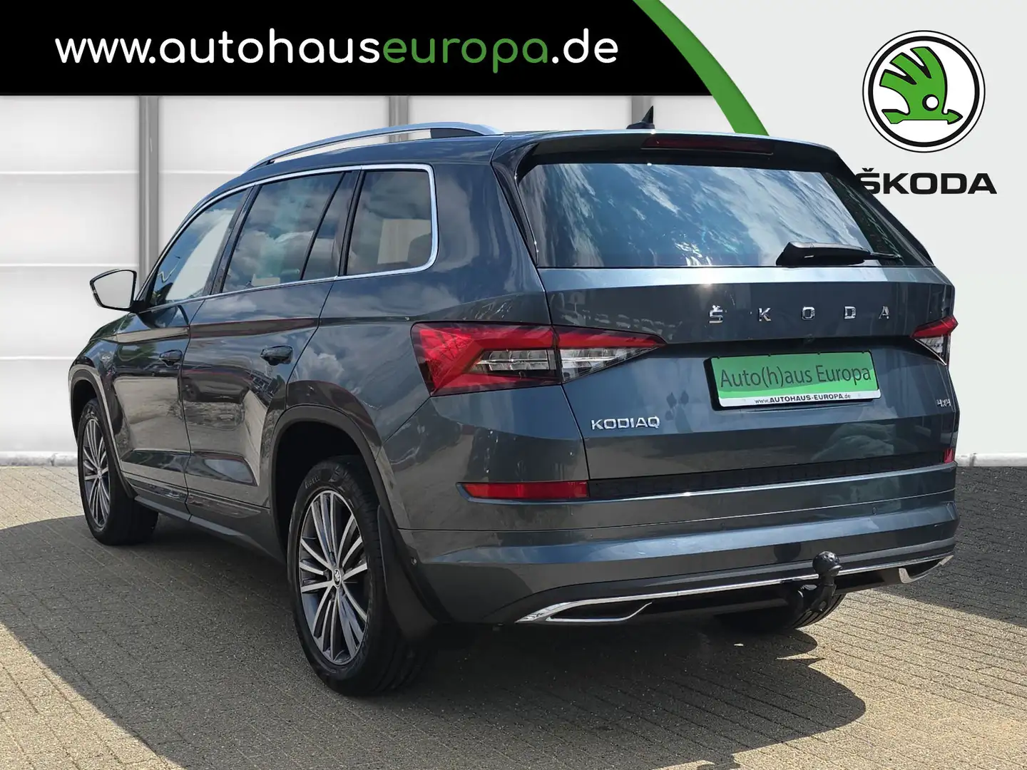 Skoda Kodiaq 2.0 TDI DSG L&K ACC Navi Kam360 Pano AHK eSitze 4x Gris - 2