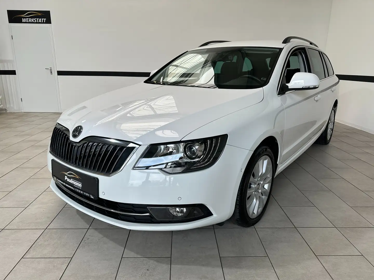 Skoda Superb Superb II Combi 1.8 TSI DSG Exclusive Navi*Xenon* Blanc - 1