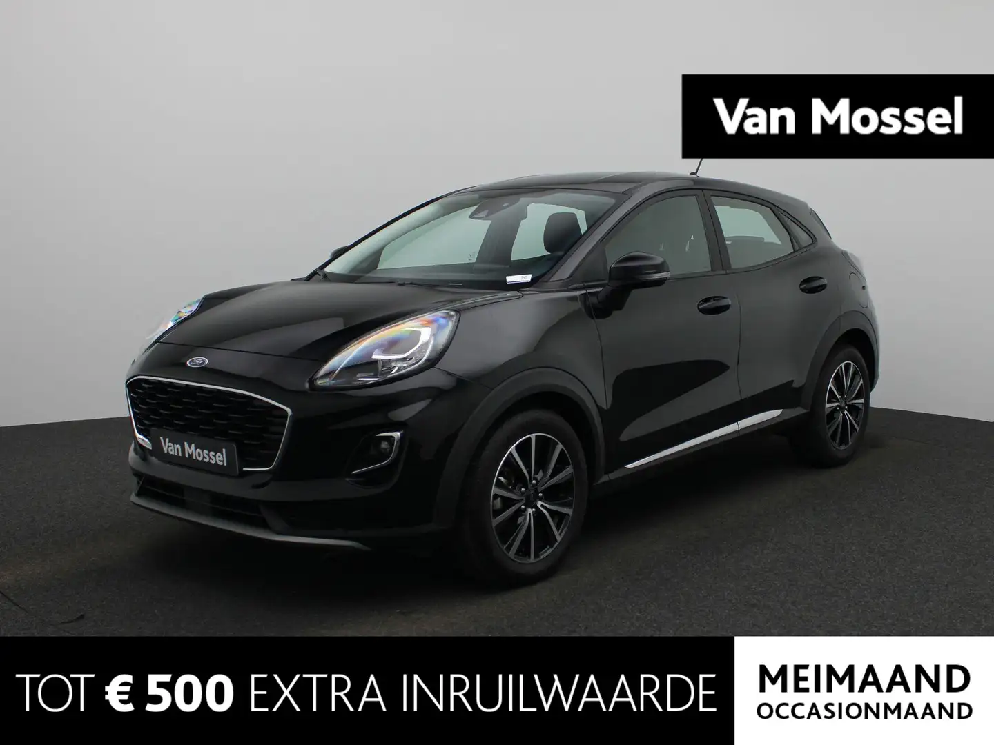 Ford Puma 1.0 EcoBoost Hybrid Titanium | NAVIGATIE | STOELVE Czarny - 1