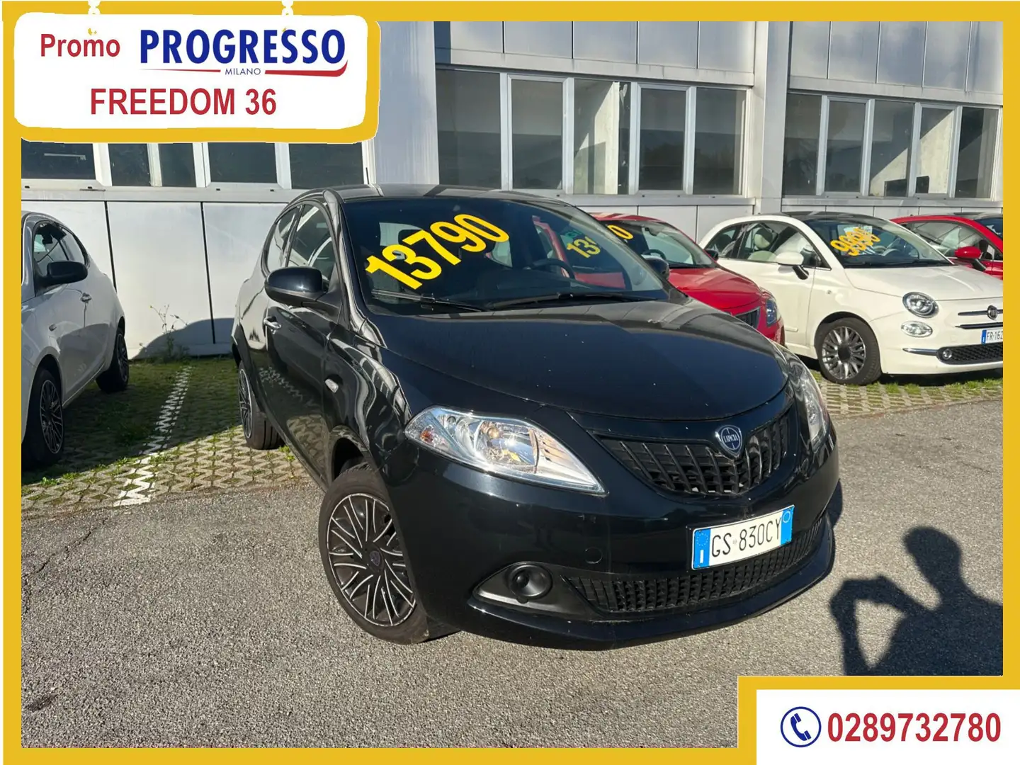 Lancia Ypsilon Ypsilon 1.0 FireFly 5 porte S&S Hybrid Silver Plus Noir - 1