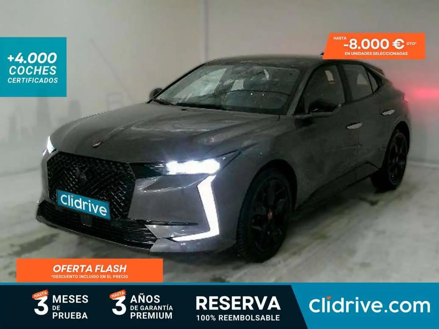 DS Automobiles DS 4 BlueHDi 130 auto PERFORMANCE LINE Performance Line Gris - 1