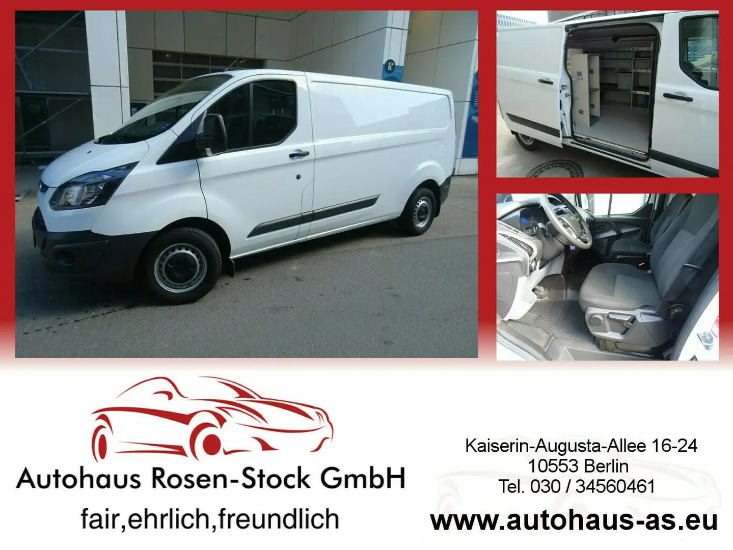 Ford Transit Custom 310 L2 TDCI LKW Zul.,STH,Regalsystem,Navig, Білий - 1