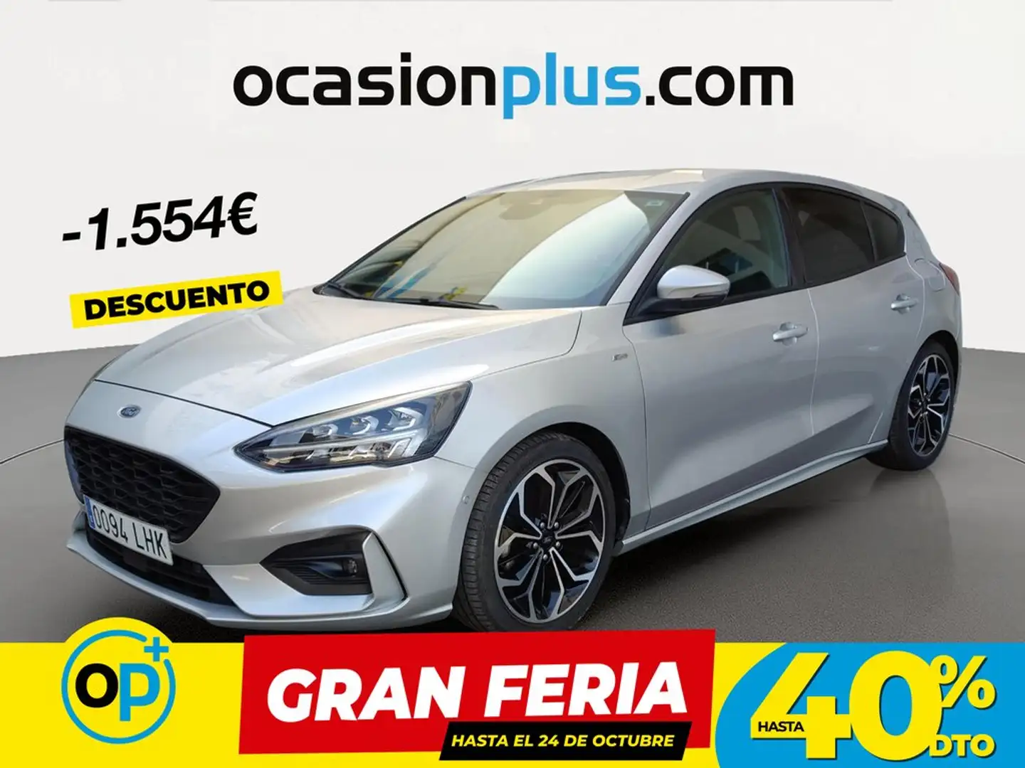 Ford Focus 1.0 Ecoboost ST Line 125 Gris - 1