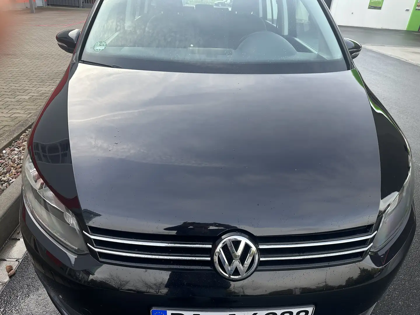 Volkswagen Touran 1,6 TDI NEU TÜV und ZAHNREMEN ,7 SITZE EURO 5 Schwarz - 2