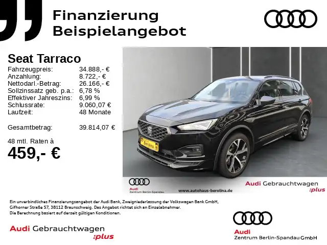 SEAT Tarraco 1.4 e-Hybrid FR DSG *AHK*360°*ACC*SHZ*