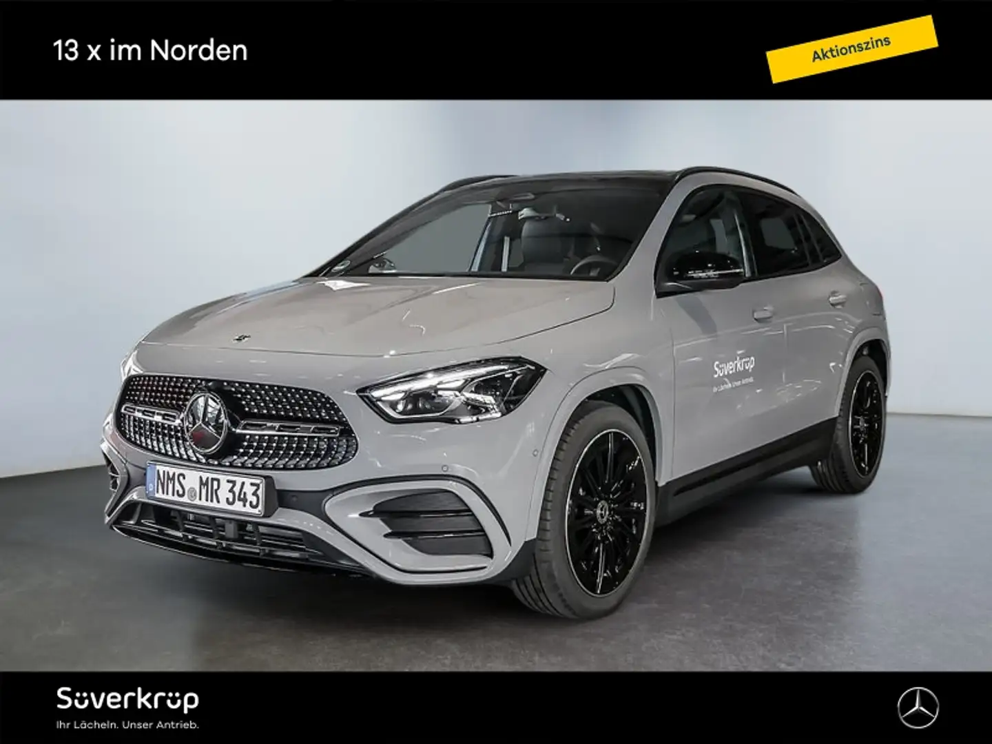 Mercedes-Benz GLA 200 d AMG NIGHT MULTI AHK DISTR KAMERA PANO Grau - 1