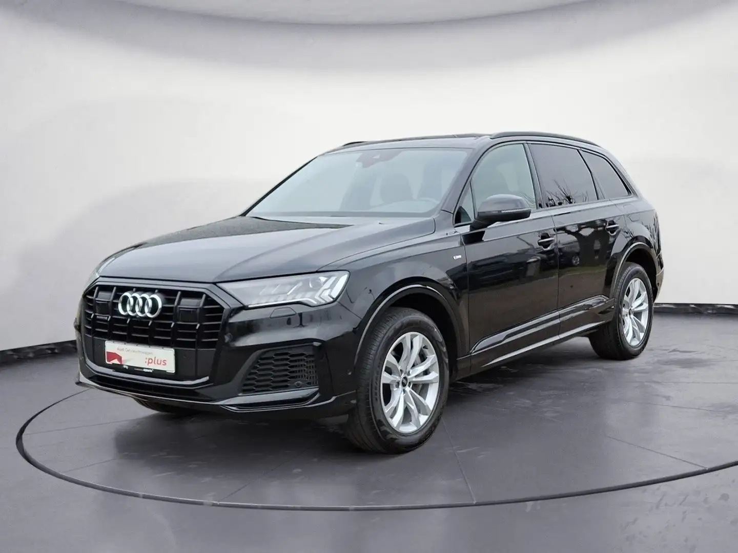 Audi Q7 55 TFSI e quattro S line AHK PanoDach Standkl Schwarz - 2