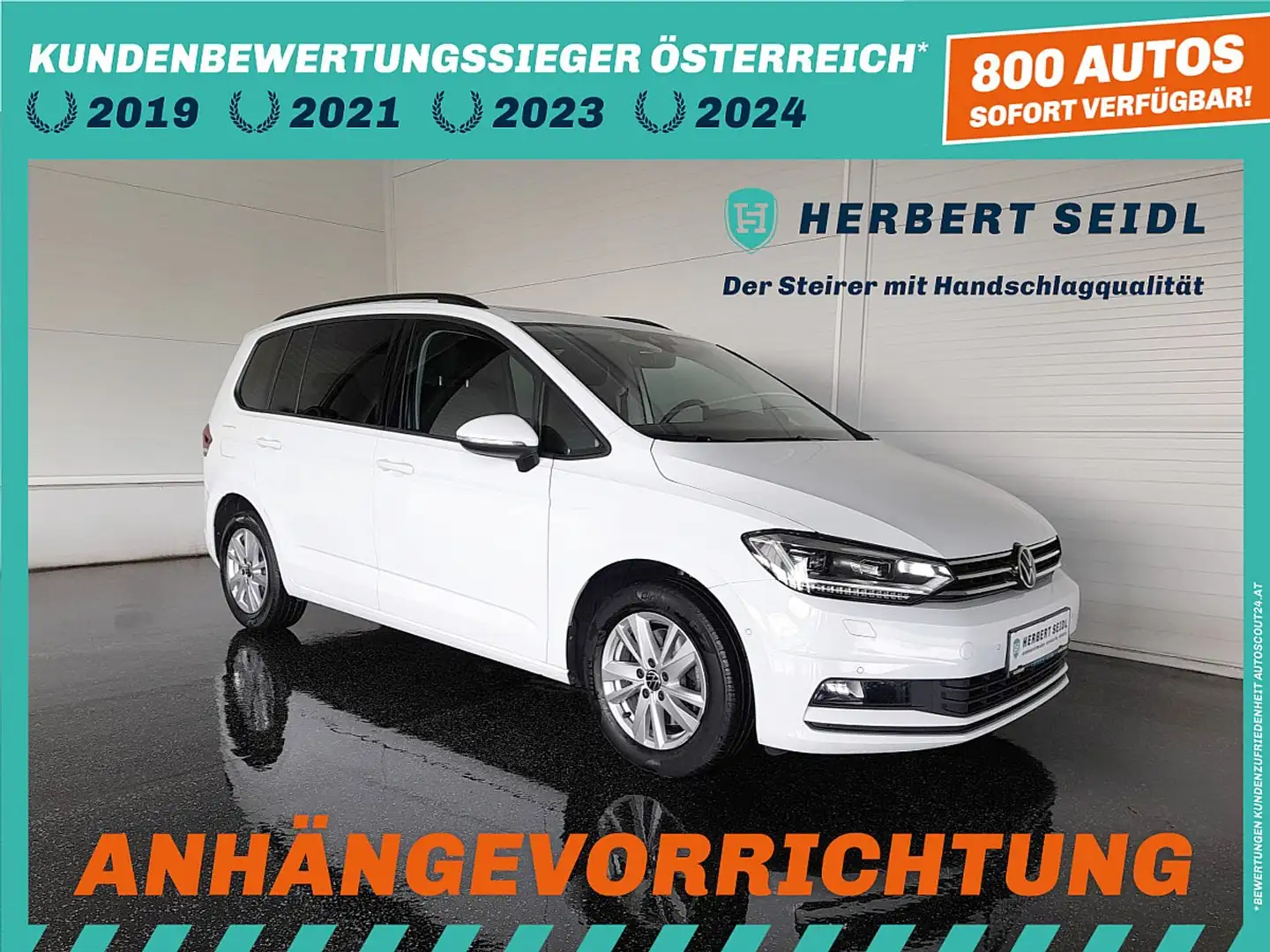 Volkswagen Touran Sky 2,0 TDI DSG *STANDHZG / SKY / LED & FERNLIC... Weiß - 1