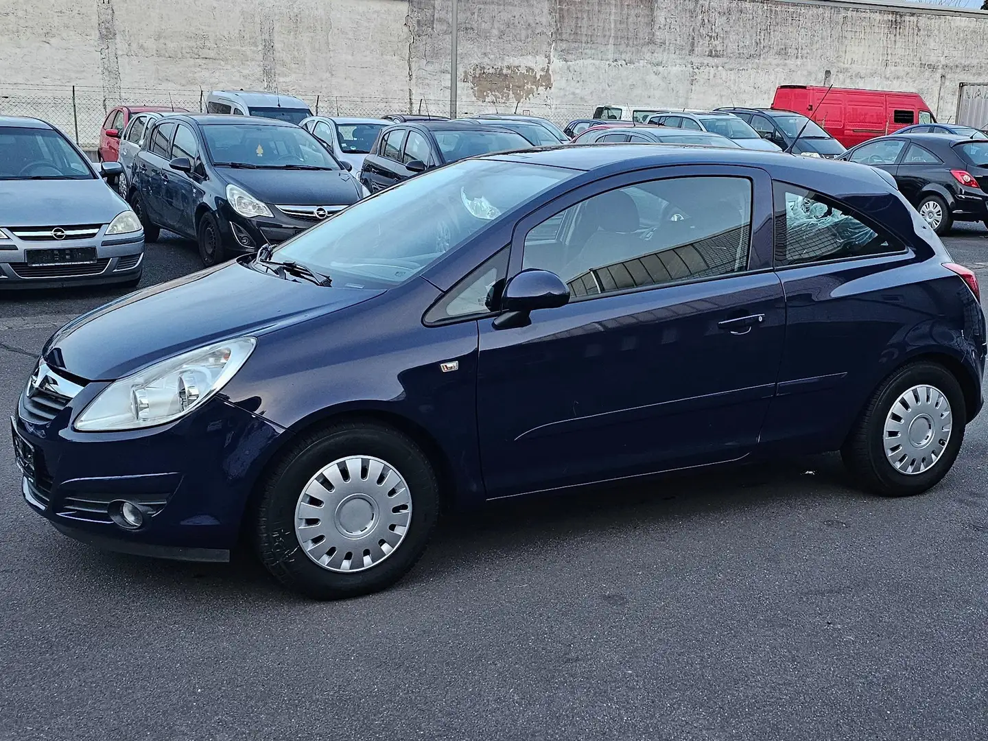 Opel Corsa D Automatik Tüv 06-2026 Blau - 2