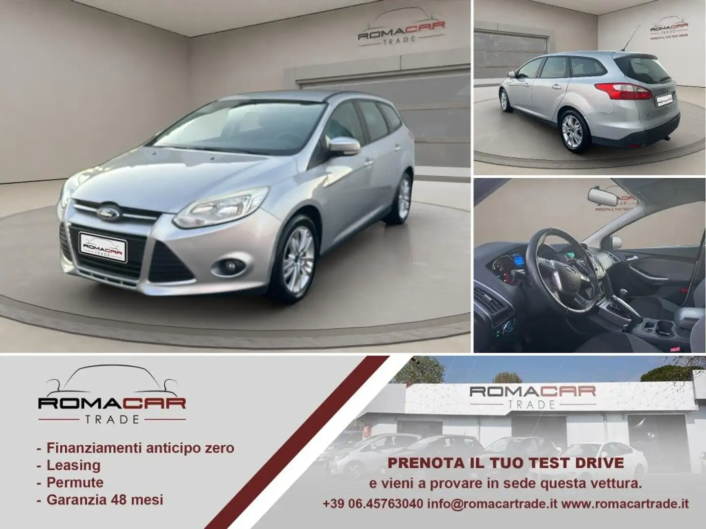 Ford Focus 1.6 TDCi 115 CV SW Grigio - 1