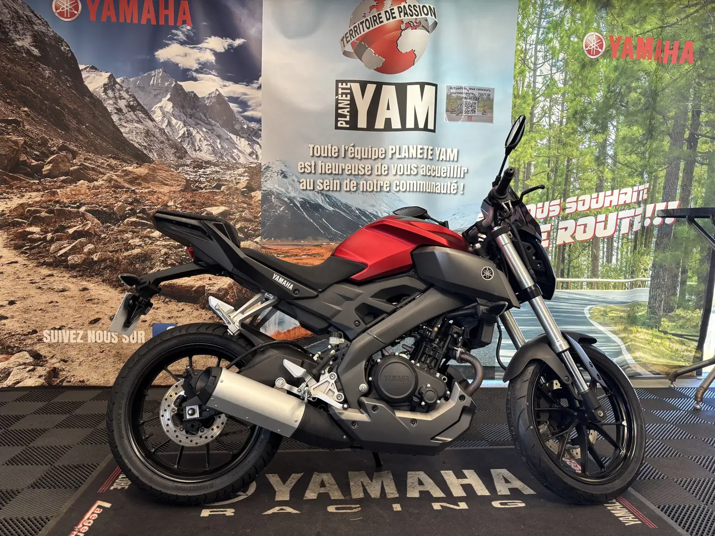 Yamaha MT-125 Rot - 1