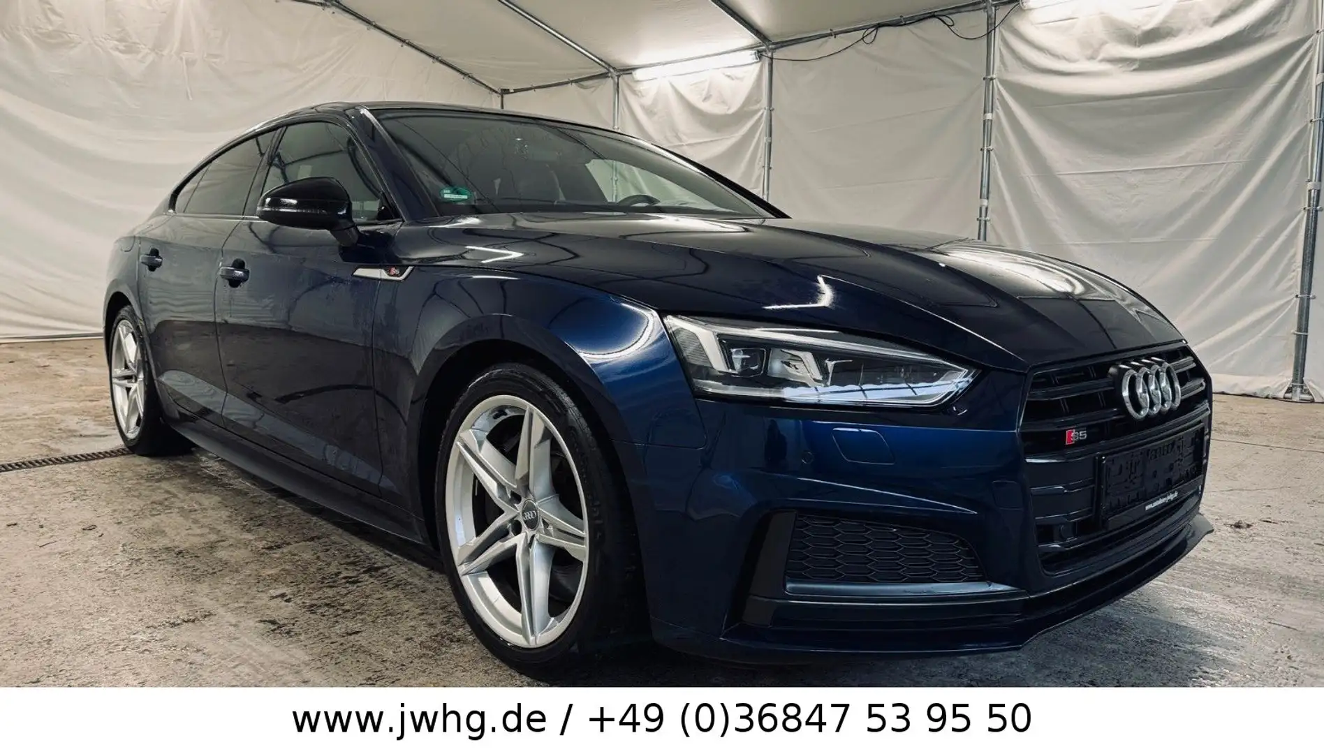 Audi S5 quattro NAVI+/LED/VIRTUAL/PANORAMA/UNFALLFREI Albastru - 2
