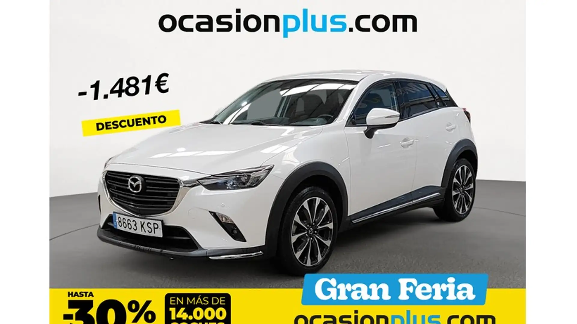 Mazda CX-3 1.8 Skyactiv-D Zenith Cruise 2WD 85kW Blanco - 1