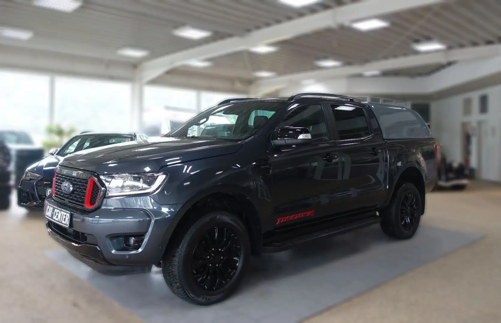 Ford Ranger Thunder Doppelkabine 4x4 LKW; LED NAV AHK Nero - 1