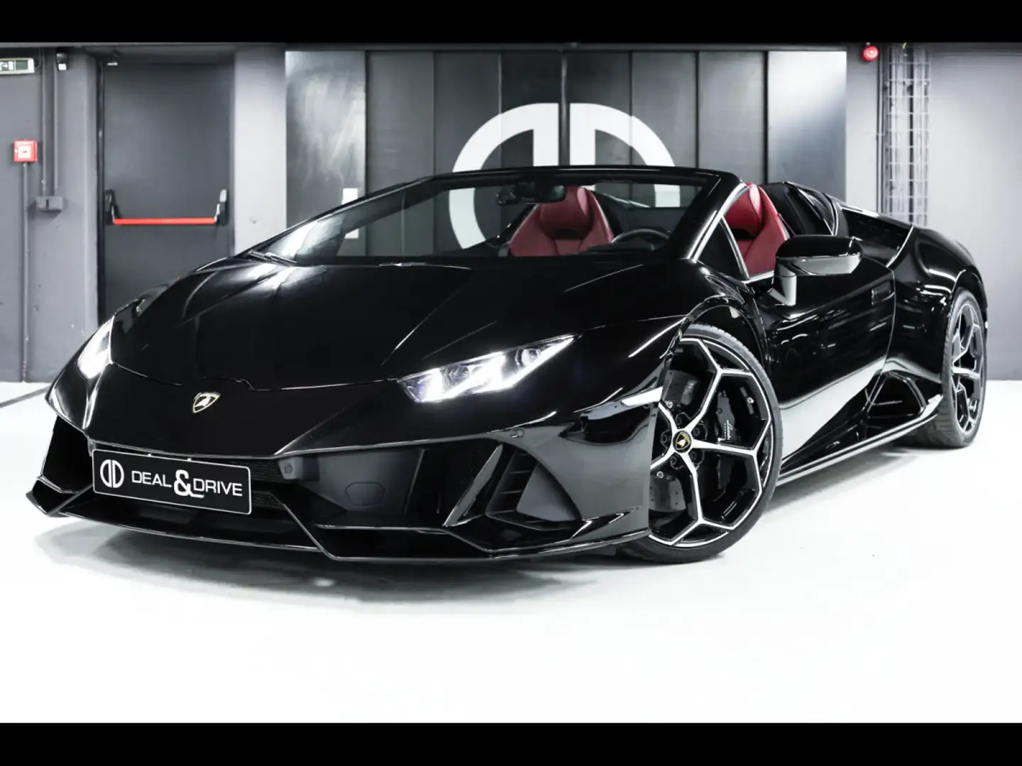 Lamborghini Huracán EVO SPYDER AWD°CARBON°LIFT°SENSONUM°KAM Noir - 1
