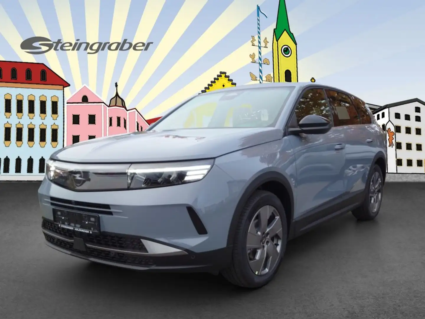 Opel Grandland 1.2 DI Hybrid 48 V Automatik Edition Grau - 2