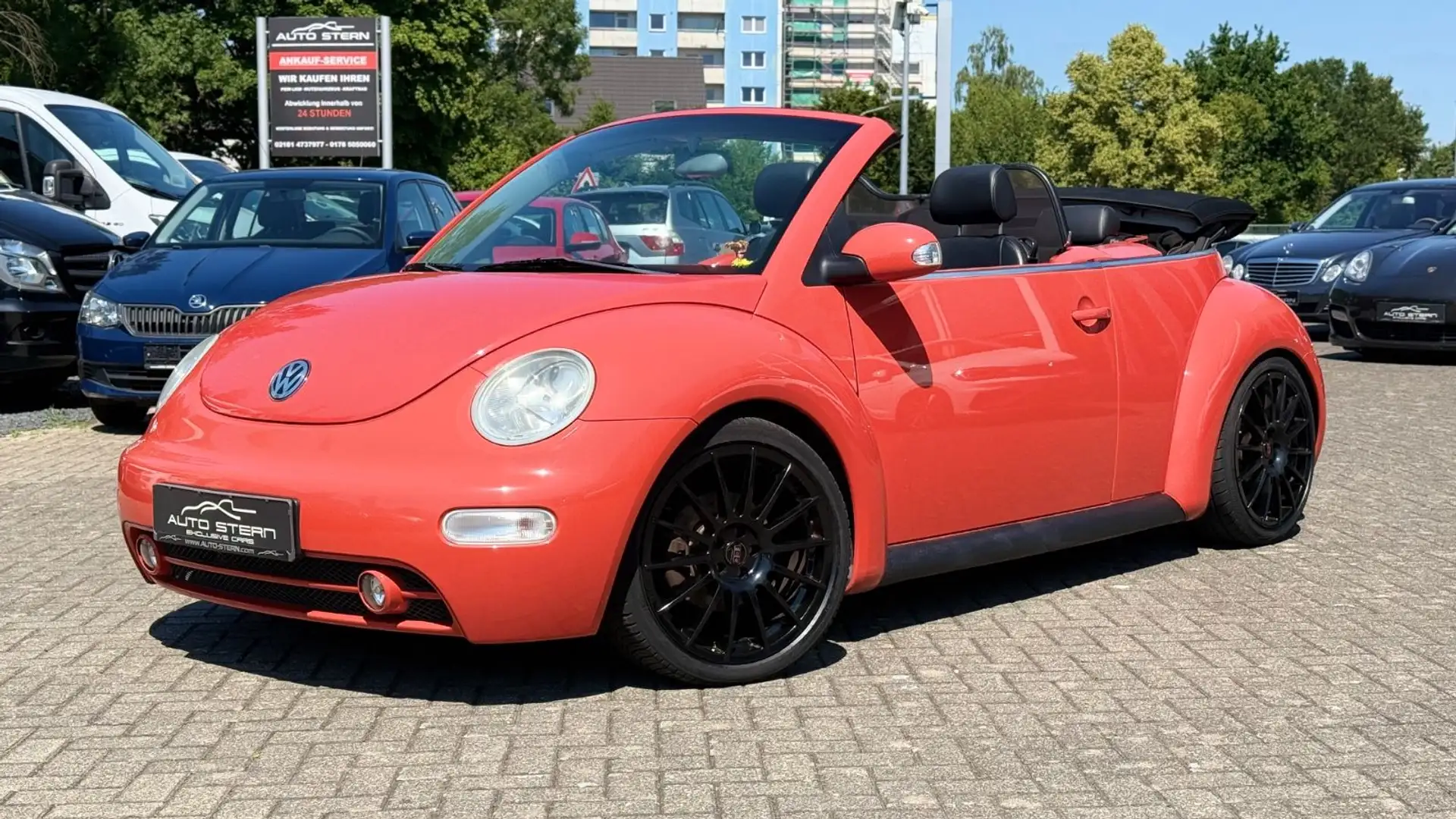 Volkswagen New Beetle Cabriolet 1.6 Highline SITZHEIZUNG Orange - 1