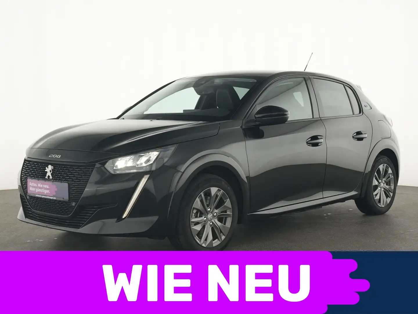 Peugeot e-208 Allure Navigation|LED|PDC|SHZ|Tempomat Schwarz - 1