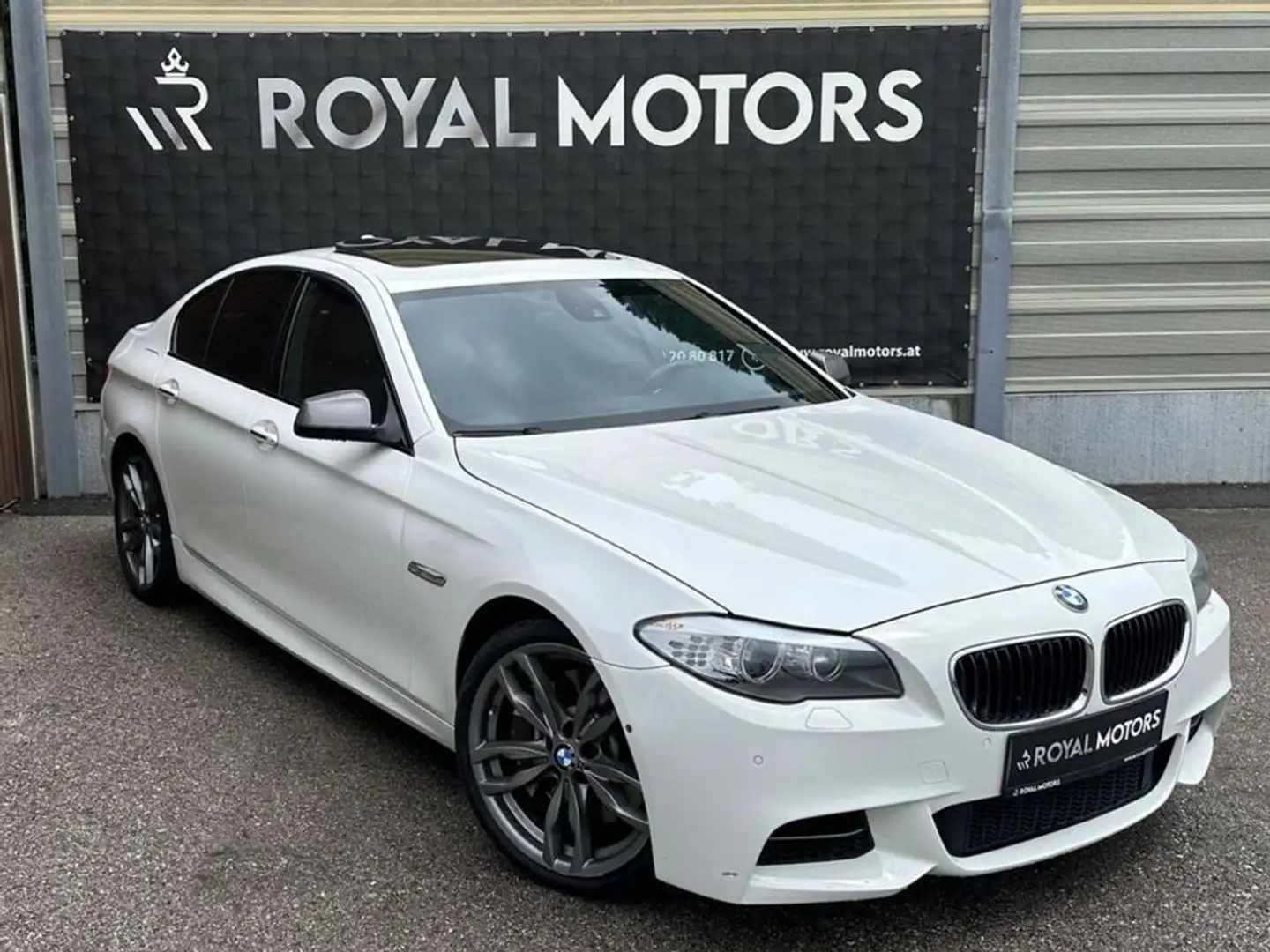 BMW 550 M550d xDrive Weiß - 1