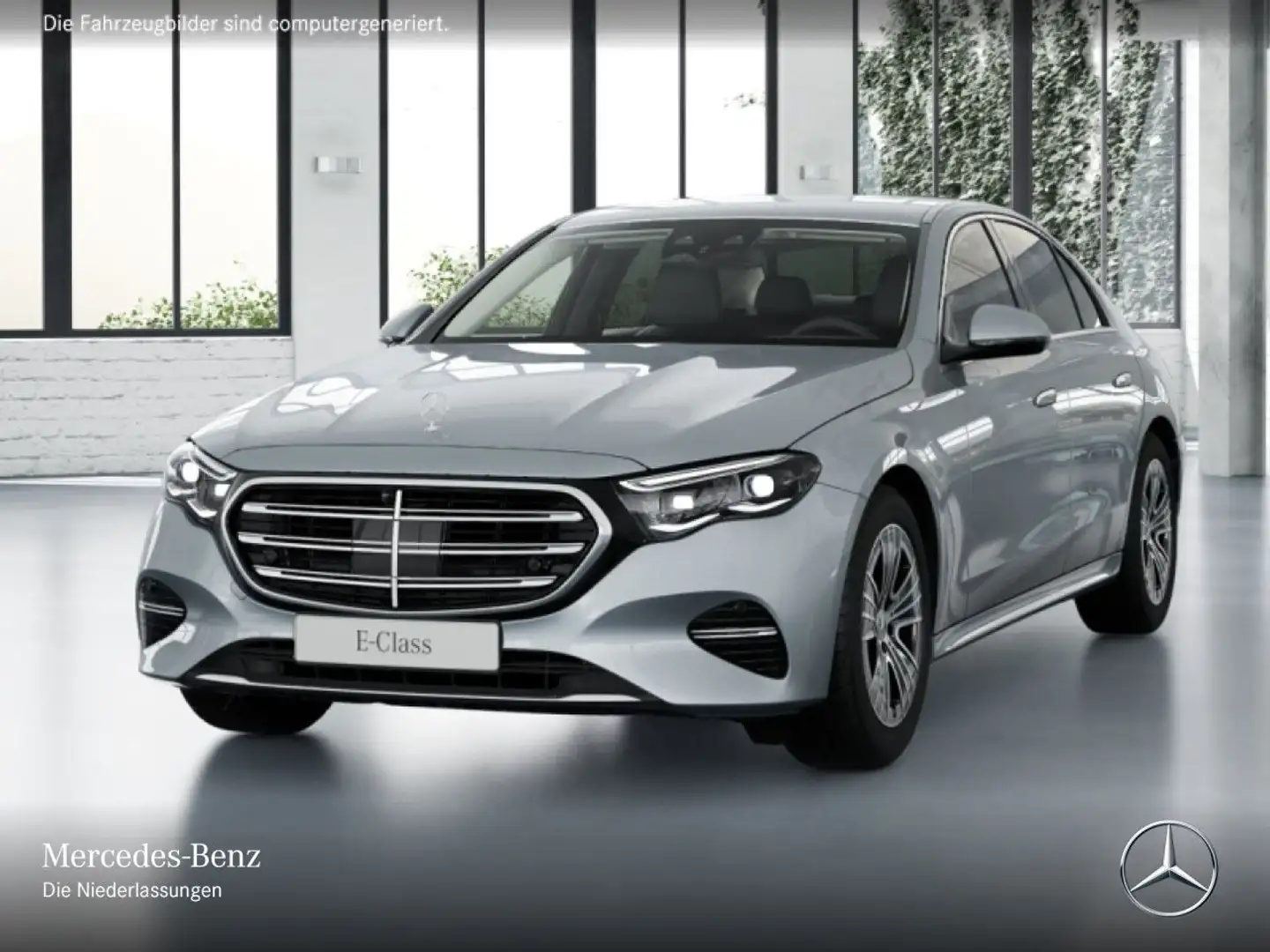 Mercedes-Benz E 220 d 4M Exclusive Fahrass 360° Burmester Distr. Argent - 2