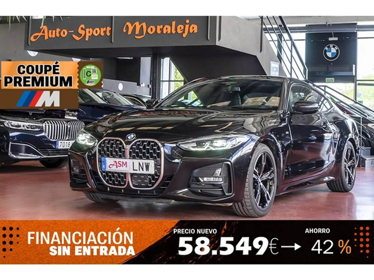BMW 420 420iA Coupé Nero - 1