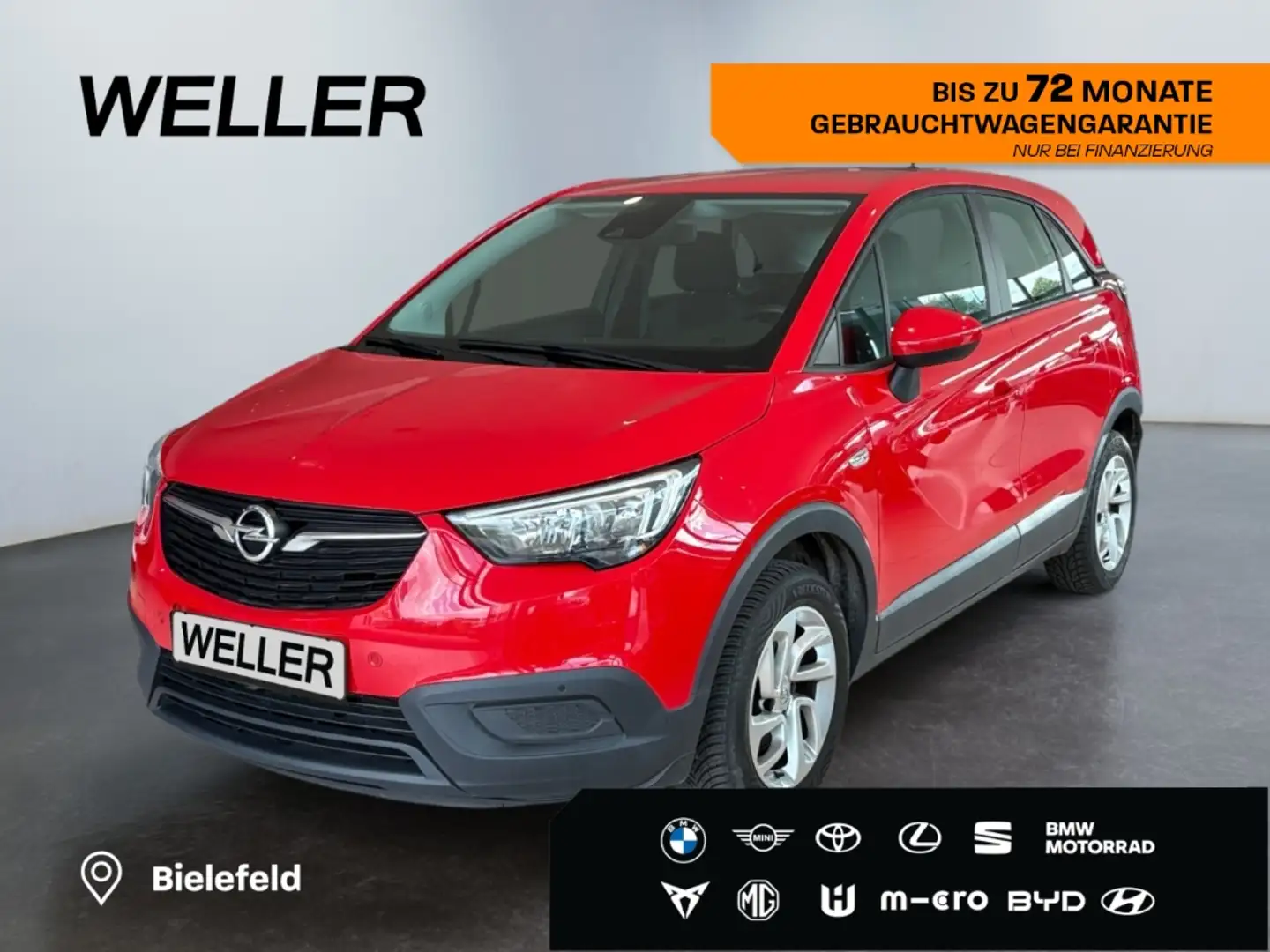 Opel Crossland X 1.2 Edition *CarPlay*PDC*SHZ*Tempo* Rot - 1