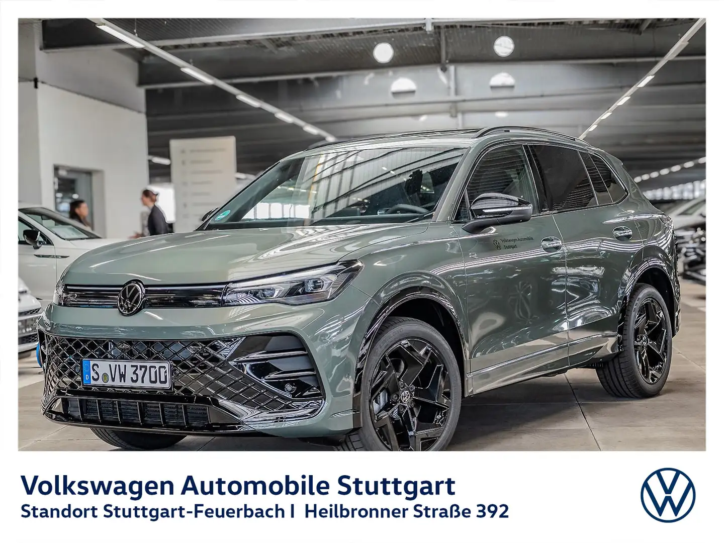 Volkswagen Tiguan R-Line 2.0 TDI DSG Navi AHK Kamera Grün - 2