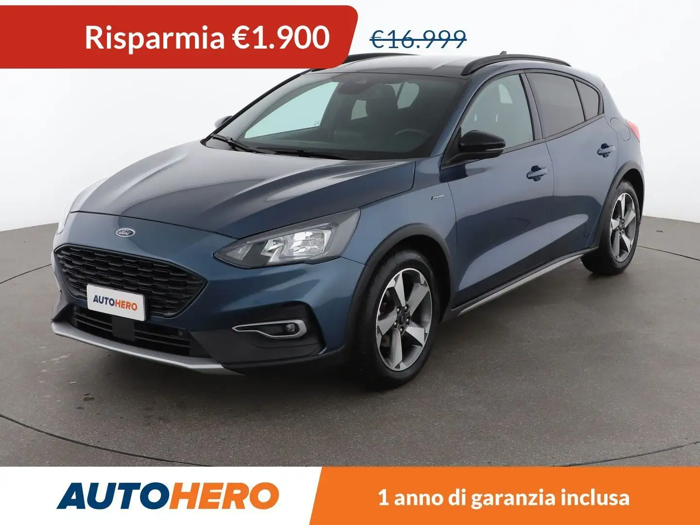 Ford Focus 1.0 EcoBoost Mild-Hybrid Active X 155 CV MHEV Blu/Azzurro - 1