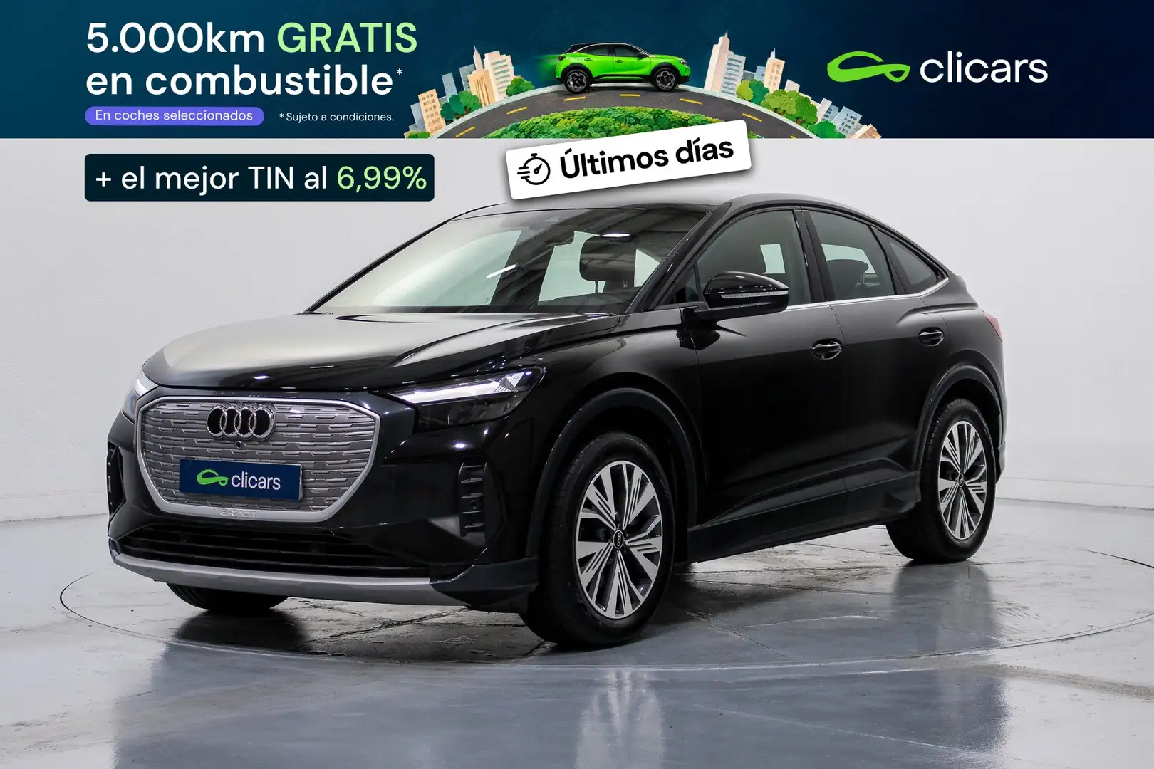Audi Q4 e-tron Sportback 35 Advanced 55KWh Negro - 1