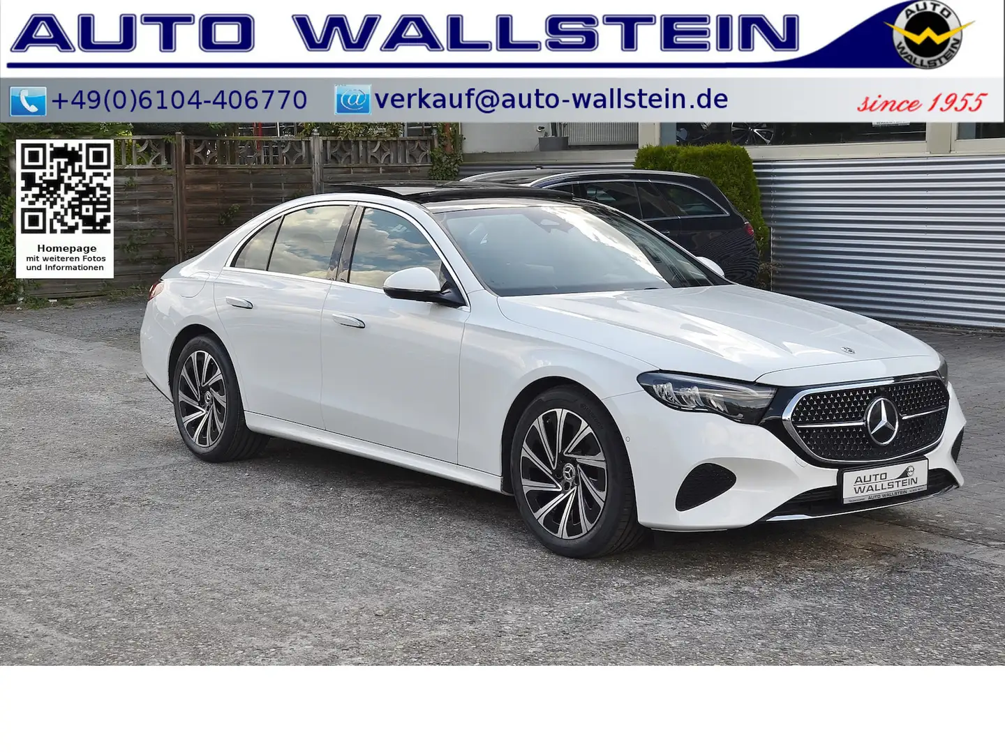 Mercedes-Benz E 200 Avantgarde Adv. W214 (Pano KLGo Distronic Weiß - 1