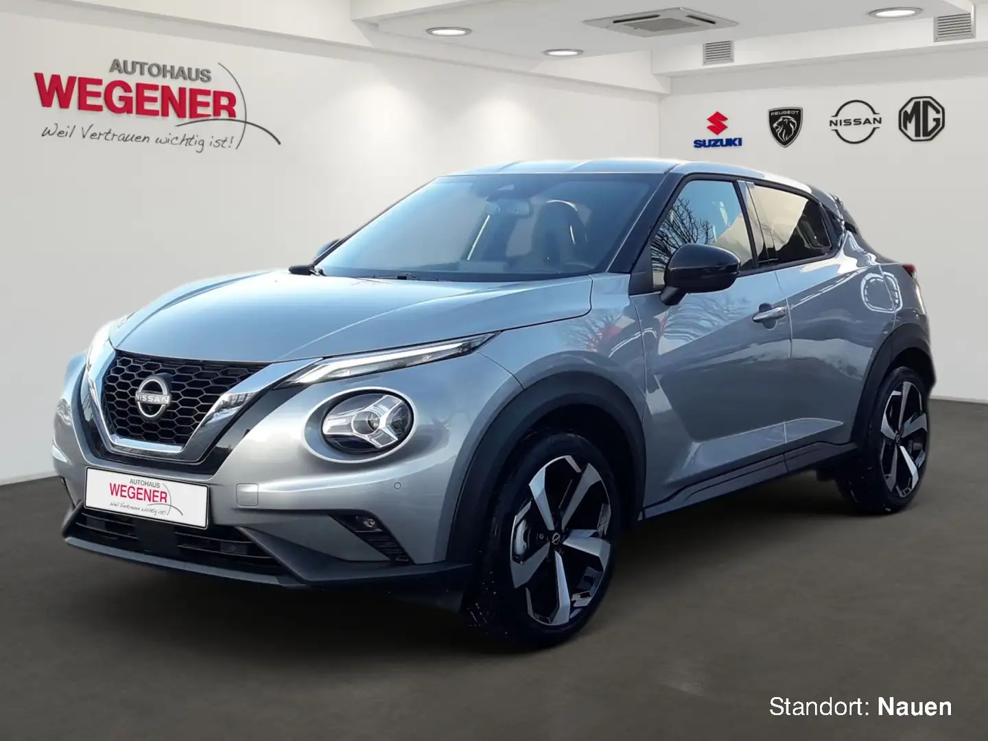 Nissan Juke JUKE TEKNA 1.0 DIG-T 114PS AT LED NAVI BOSE LHZ Silber - 1