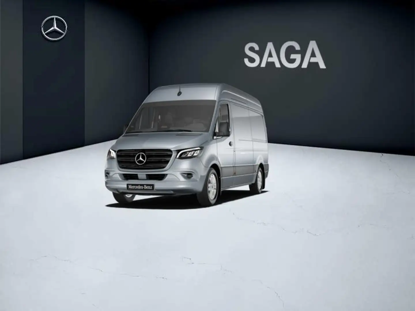 Mercedes-Benz Sprinter 319 CDI Fourgon SELECT Toit sureleve Stan Sprinte Argent - 1