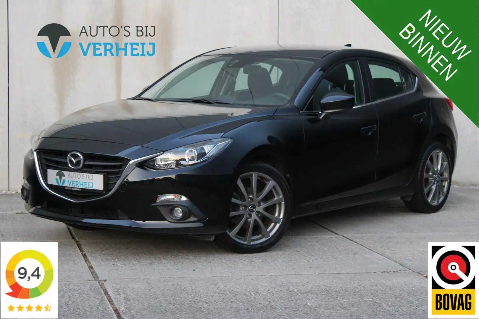 Mazda 3 1.5 SkyActiv-G 100 TS / 18 INCH LM VELGEN  / CRUIS Zwart - 1