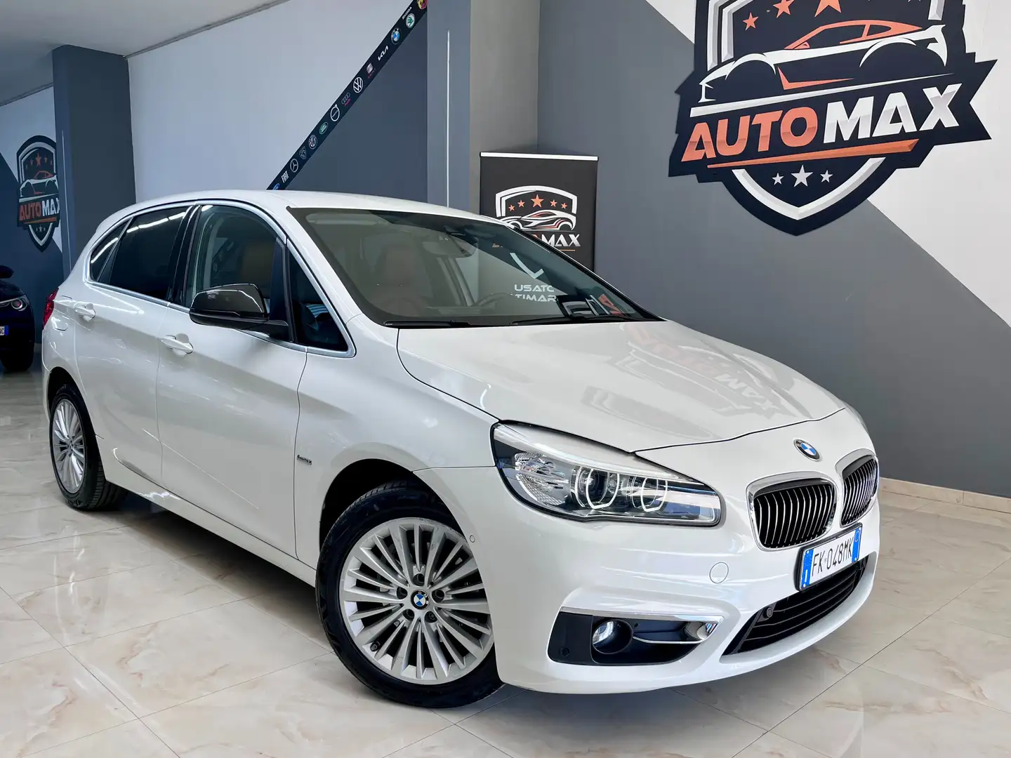 BMW 218 d Serie2 Active Tourer Luxury 150cv 2017 Bianco - 1