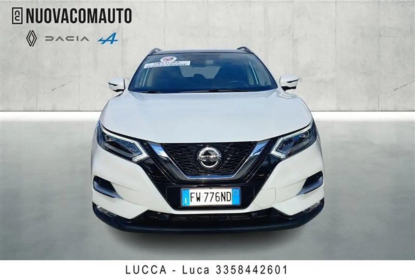 Nissan Qashqai 1.5 dci N-Connecta 115cv dct Bianco - 2