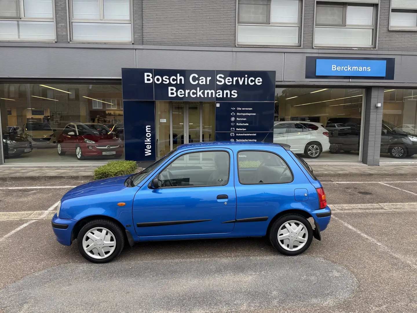 Nissan Micra 3D 1.0 Benzine Automaat!!! zeer proper Blau - 1