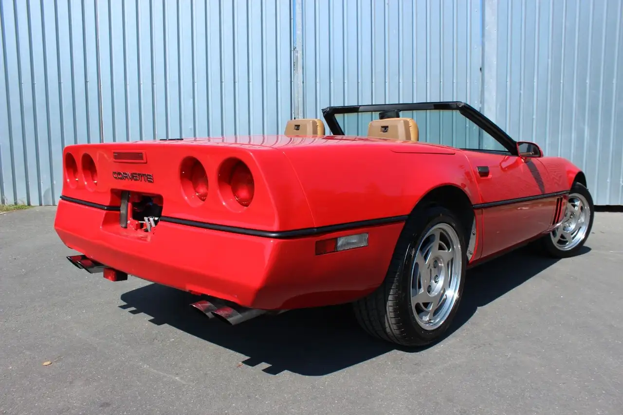 Corvette C4 Cabrio mit braunem Leder / H-Kennzeichen, foto 6