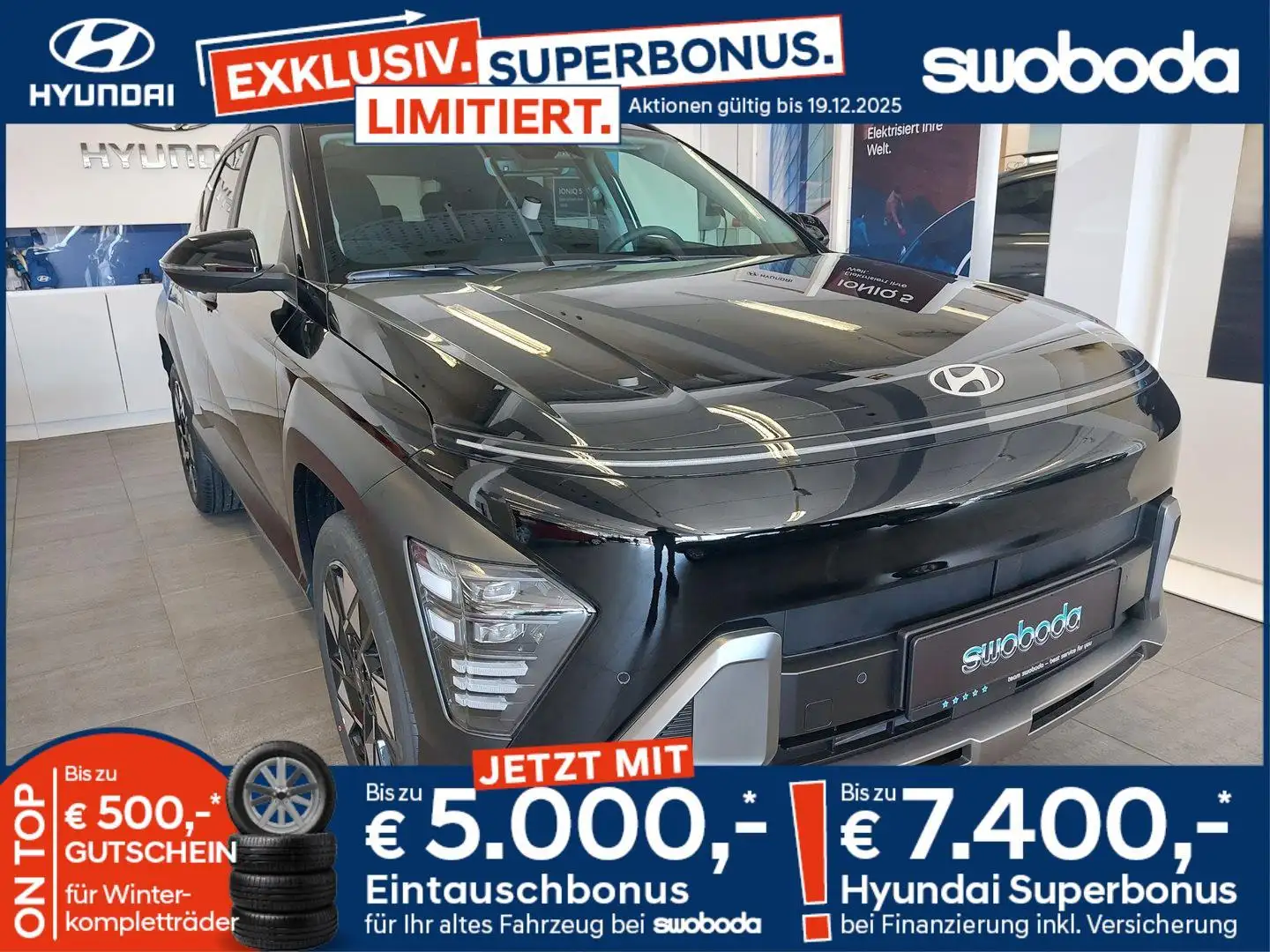 Hyundai KONA Kona (MY25) GO Plus 1.0 T-GDI 2WD k5bu1-O6 Zwart - 1