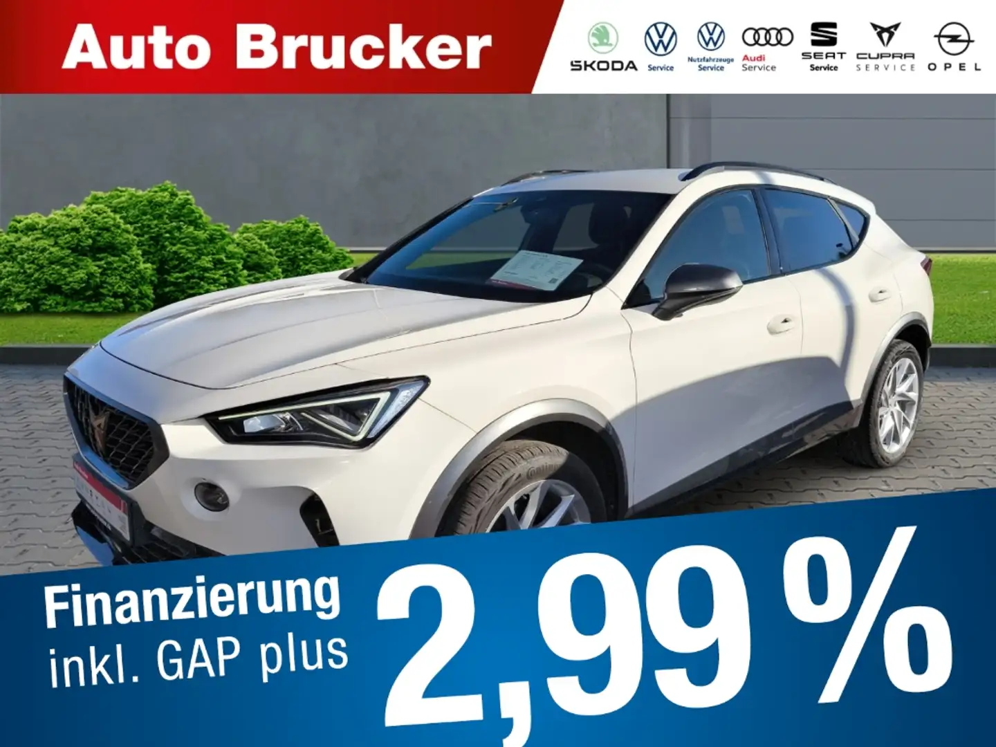 CUPRA Formentor 1.5 TSI+Anhängerkupplung+Alufelgen+Klimaautomatik Weiß - 1