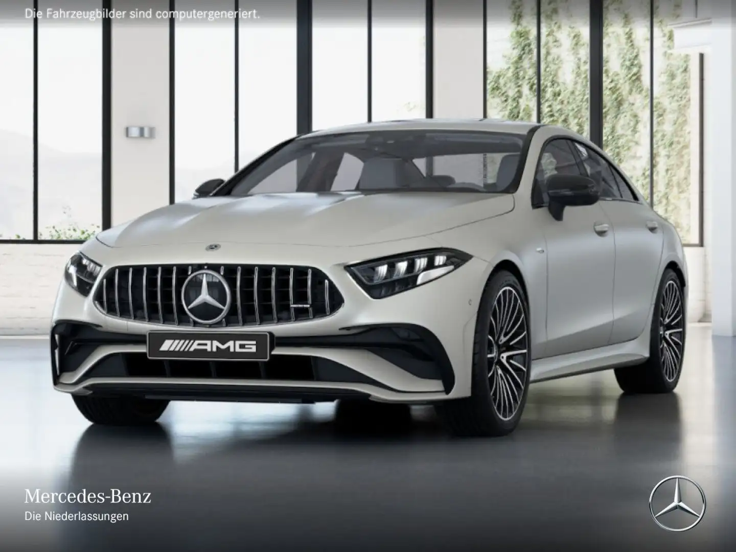 Mercedes-Benz CLS 53 AMG Cp. 4M Driversp Perf-Abgas Fahrass SHD Weiß - 2